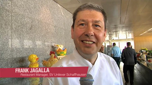 Frank Jagalla, Restaurant Manager, Unilever SV, Schaffhausen, Switzerland 