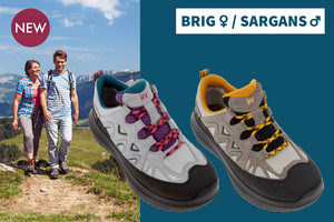 NEW: The models Brig Grey and Sargans Sand