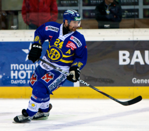 Josef Marha, ice hockey player, Davos, Switzerland 