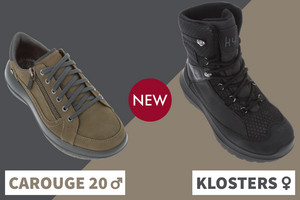 NEW: Carouge 20 Olive & Klosters Black 